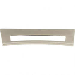 Mid Century Tab Pull 5 1/16 Inch (c-c) - Brushed Nickel - BRN