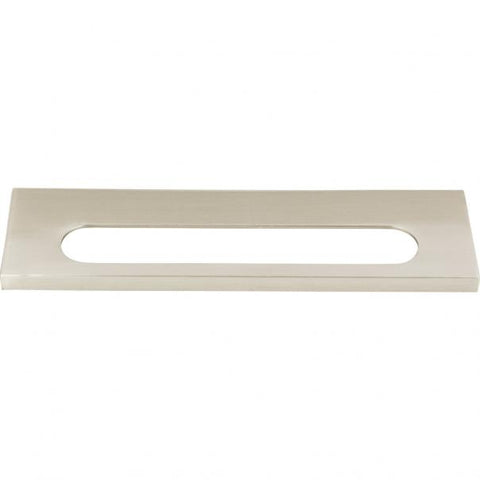 Modern Square Edge Tab Pull 5 1/16 Inch (c-c) - Brushed Nickel