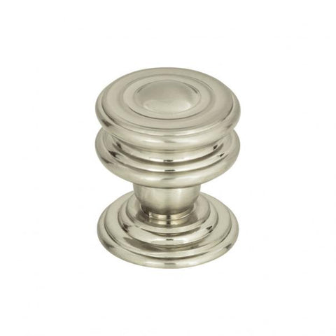 Campaign Round Knob 1 1/4 Inch - Brushed Nickel - BRN