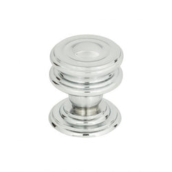 Campaign Round Knob 1 1/4 Inch - Polished Chrome - CH