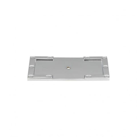 Campaign L-Bracket Backplate 3 11/16 Inch - Polished Chrome -