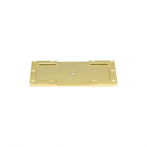 Campaign L-Bracket Backplate 3 11/16 Inch - Polished Brass - P