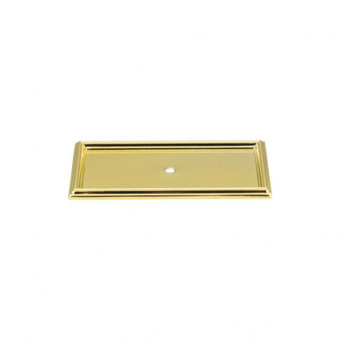 Campaign Rope Backplate 3 11/16 Inch - Polished Brass - PB