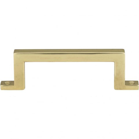 Campaign Bar Pull 3 Inch (c-c) - Polished Brass - PB