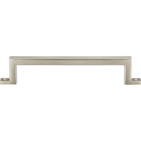 Campaign Bar Pull 5 1/16 Inch (c-c) - Brushed Nickel - BRN