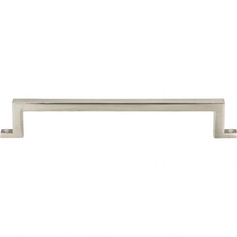 Campaign Bar Pull 6 5/16 Inch (c-c) - Brushed Nickel - BRN