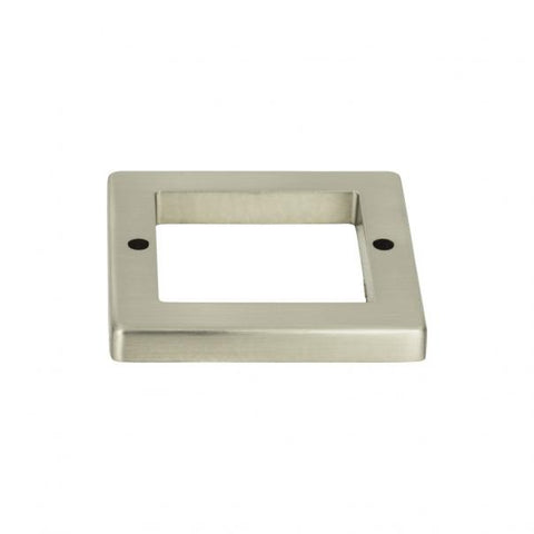 Tableau Square Base 1 13/16 Inch (c-c) - Brushed Nickel - BN