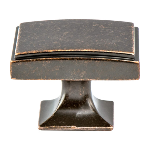 Hearthstone Weathered Verona Bronze Knob - This knob has a too - DecorHardware.com