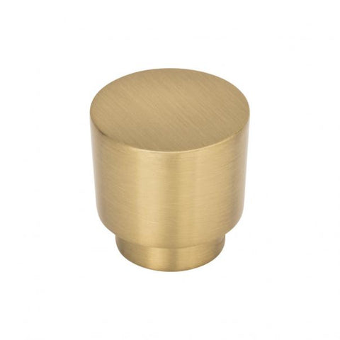 Tom Tom Knob 1 1/4 Inch - Warm Brass - WB