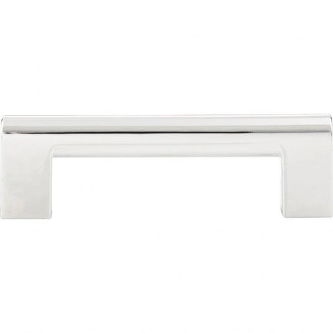 Round Rail Pull 3 3/4 Inch (c-c) - Polished Chrome - CH