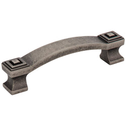 Delmar 96 mm Pull (OA - 4-1/2" ) - Distressed Pewter