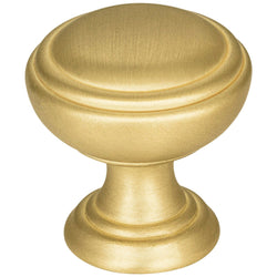 Tiffany 1-1/4" Knob - Brushed Gold
