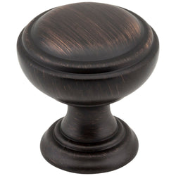Tiffany 1-1/4" Knob - Brushed Oil Rubbed Bronze
