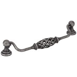 Tuscany 160 mm Pull (OA - 7-3/16" ) - Distressed Antique Silve