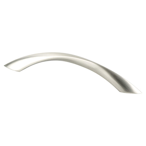 Contemporary Adv Five 128mm Pull (OL-6 9/16") Brushed Nickel