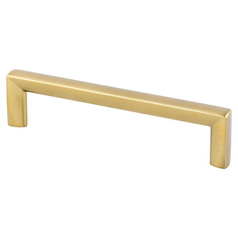 Metro 128mm CC Modern Brushed Gold Pull - Formally known as Mo - DecorHardware.com