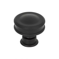 Oskar Knob 1 1/4 Inch - Matte Black - BL