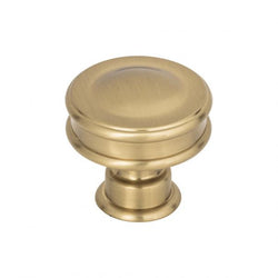 Oskar Knob 1 1/4 Inch - Warm Brass - WB