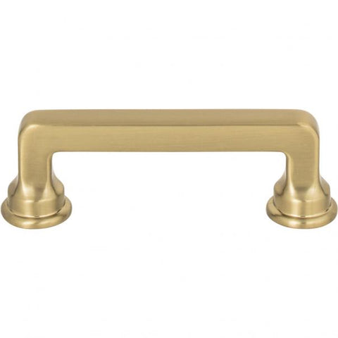 Oskar Pull 3 Inch (c-c) - Warm Brass - WB