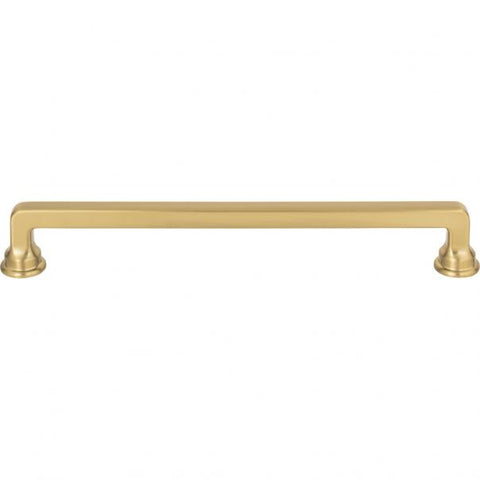 Oskar Pull 7 9/16 Inch (c-c) - Warm Brass - WB