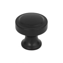 Bradbury Knob 1 1/4 Inch - Matte Black - BL