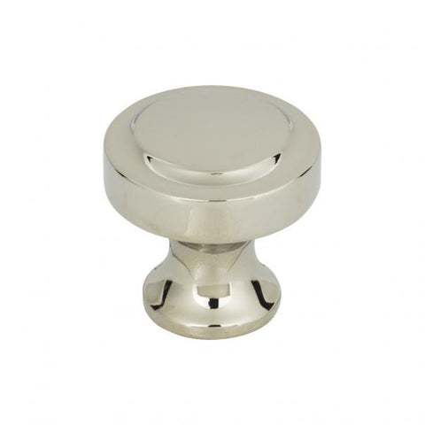 Bradbury Knob 1 1/4 Inch - Polished Nickel - PN