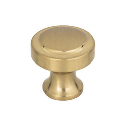 Bradbury Knob 1 1/4 Inch - Warm Brass - WB