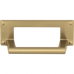 Bradbury Cup Pull 3 Inch (c-c) - Warm Brass - WB