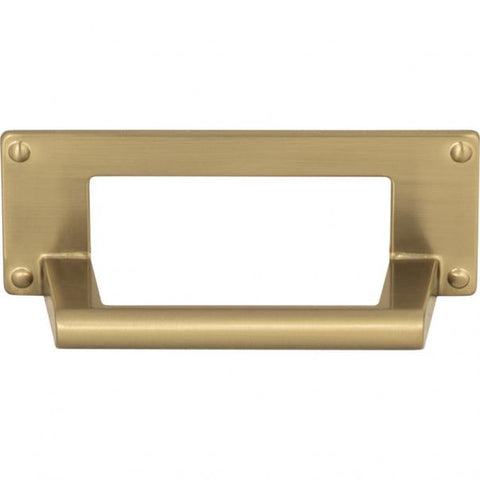 Bradbury Cup Pull 3 Inch (c-c) - Warm Brass - WB