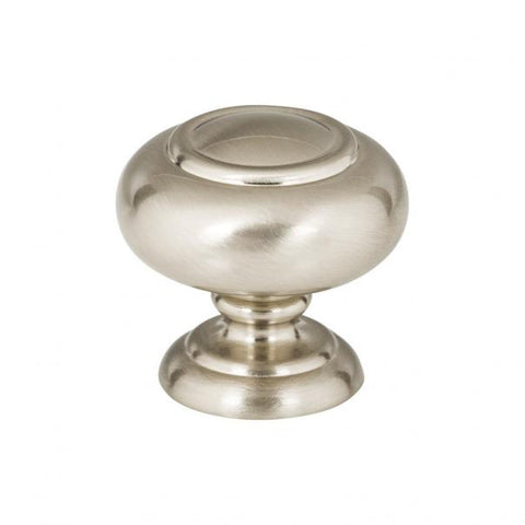 Victoria Knob 1 1/4 Inch (c-c) - Brushed Satin Nickel - BRN