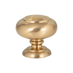 Victoria Knob 1 1/4 Inch (c-c) - Warm Brass - WB