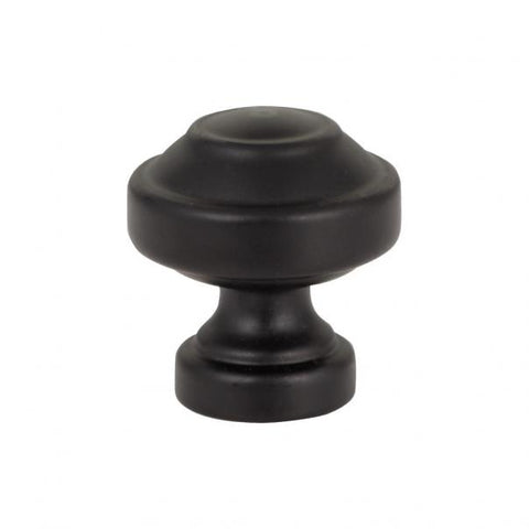 Malin Knob 1 1/8 Inch (c-c) - Matte Black - BL