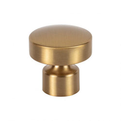 Lennox Knob 1 1/4 Inch - Warm Brass - WB