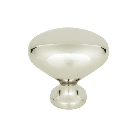 Robin Egg Knob 1 1/4 Inch - Polished Nickel - PN