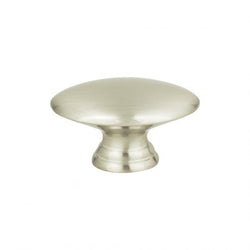 Egg Knob 1 1/2 Inch - Brushed Nickel - BN