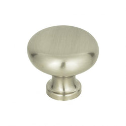 Round Knob 1 1/4 Inch - Brushed Nickel - BN