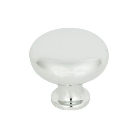 Round Knob 1 1/4 Inch - Polished Chrome - CH