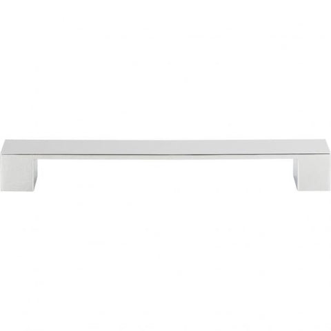 Wide Square Pull 7 9/16 Inch (c-c) - Polished Chrome - CH