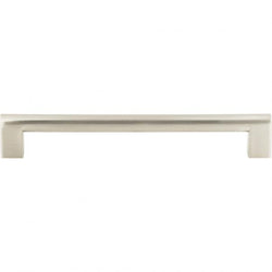 Round Rail Pull 7 9/16 Inch (c-c) - Brushed Nickel - BN