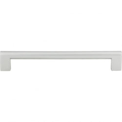 Round Rail Pull 7 9/16 Inch (c-c) - Matte Chrome - MC