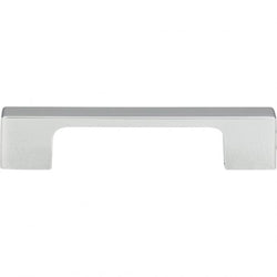 Thin Square Pull 3 3/4 Inch (c-c) - Polished Chrome - CH