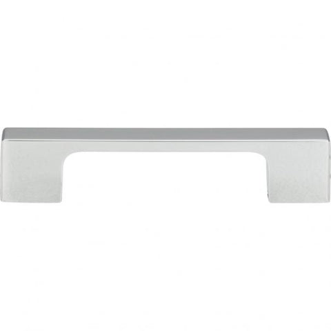 Thin Square Pull 3 3/4 Inch (c-c) - Polished Chrome - CH