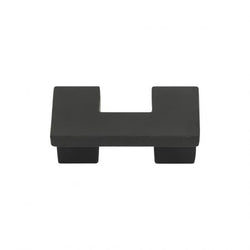 U Turn Knob 1 1/4 Inch (c-c) - Matte Black - BL