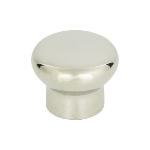 Round Knob 1 1/4 Inch - Polished Stainless Steel - PS