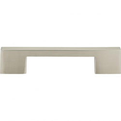 Thin Square Pull 5 1/16 Inch (c-c) - Brushed Nickel - BN