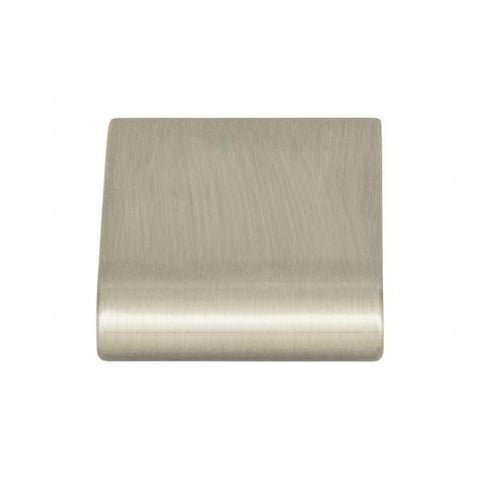 Round Rail Knob 1 1/8 Inch - Brushed Nickel - BN