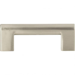 Round Rail Pull 3 Inch (c-c) - Brushed Nickel - BN