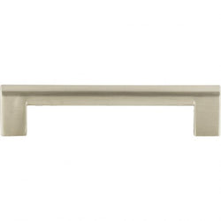 Round Rail Pull 5 1/16 Inch (c-c) - Brushed Nickel - BN