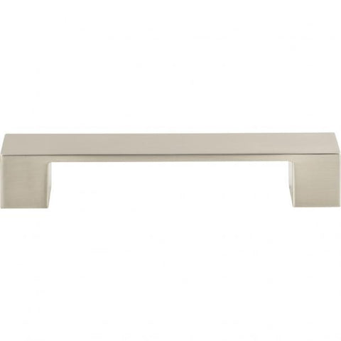 Wide Square Pull 5 1/16 Inch (c-c) - Brushed Nickel - BN