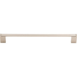 Princetonian Bar Pull 11 11/32 Inch (c-c) - Brushed Satin Nick